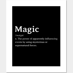 Word Magic definition Posters and Art